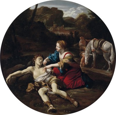 Angelica Tends to Medoro by Giovanni Lanfranco